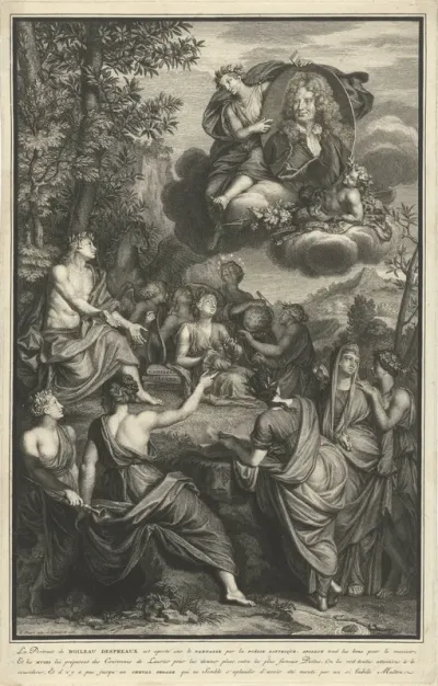 Titelpagina voor: N. Boileau, Oeuvres, 1718