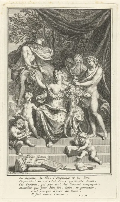 Titelpagina voor: N. de La Touche, L'art de bien parler françois, 1720