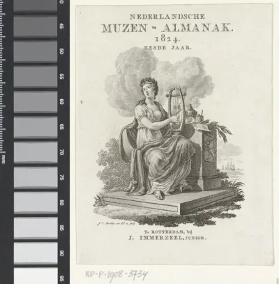 Titelpagina voor: Nederlandsche Muzen-Almanak 1824