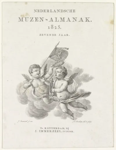 Titelpagina voor: Nederlandsche Muzen-Almanak 1825