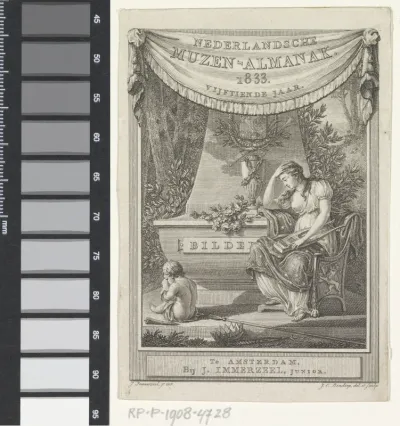 Titelpagina voor: Nederlandsche Muzen-Almanak 1833