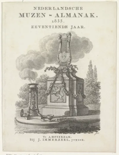Titelpagina voor: Nederlandsche Muzen-Almanak 1835