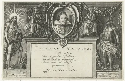 Titelpagina voor: Nicolas Vallet, Secretum Musarum, 1615