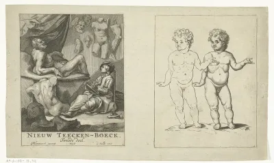 Titelpagina voor "Nieuw teecken-boeck. Tweede deel"