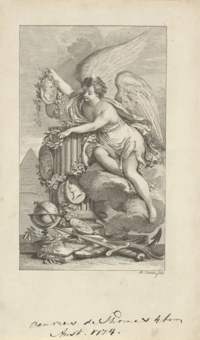 Titelpagina voor: 'Oeuvres de Thomas', 1774