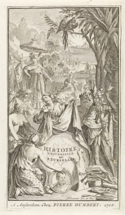 Titelpagina voor Orazio Torsellino, Histoire universelle, 1708