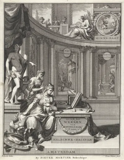 Titelpagina voor: Ovidius, Alle de werken, eerste deel, 1697