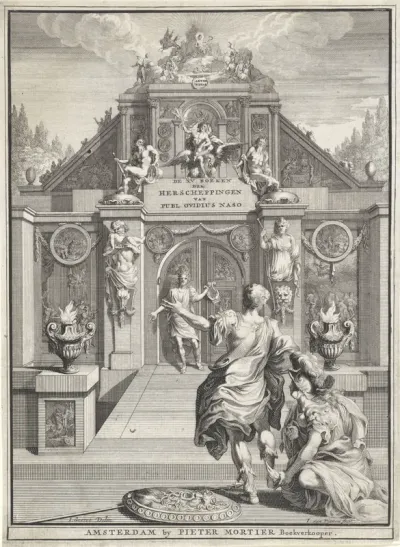 Titelpagina voor: Ovidius, Alle de werken, tweede deel, 1697