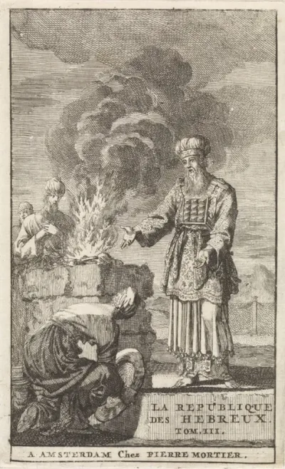 Titelpagina voor: P. Cunaeus. La republique des Hebreux, dl. 3, 1705