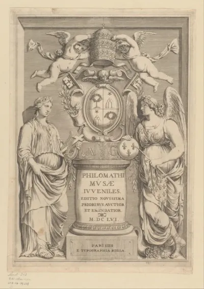 Titelpagina voor: Paus Alexander VII, Philomathi musae ivveniles, 1656