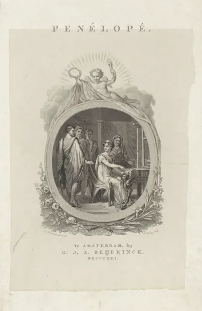 Titelpagina voor: Penelope, 1821.