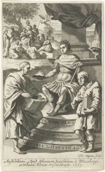 Titelpagina voor: Phaedrus, Fabularum Aesopiarum libri quinque, 1667