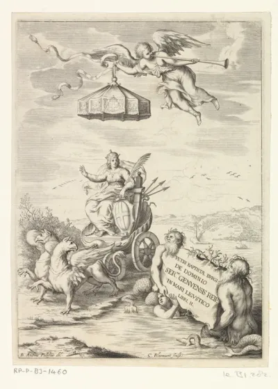 Titelpagina voor: Pietro Battista Borgo, De Dominio in Mari Ligustico Libri II. Rome, 1641