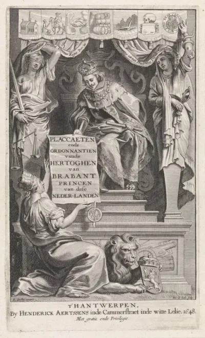 Titelpagina voor: Placcaeten ordonnantien (...), 1648
