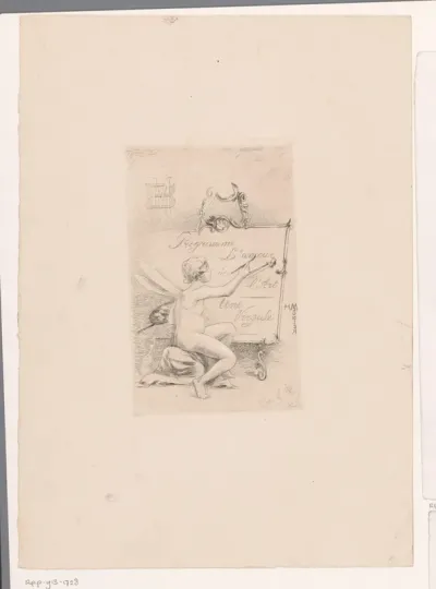 Titelpagina voor: Programme l'amour de l'art une Virgule
