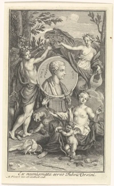 Titelpagina voor: Q. Horatius Flaccus, Oeuvres, 1735