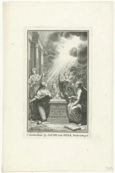Titelpagina voor: R. Allestree, De gantsche pligt van een christen, 1741