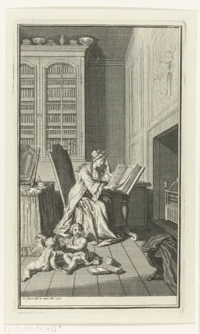 Titelpagina voor: R. Steele, Bibliotheque des dames, 1719