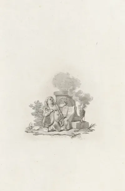 Titelpagina voor: Rhijnvis Feith,'Oden en Gedichten', 1796