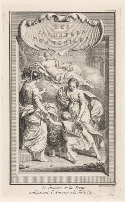 Titelpagina voor: Robert Challes, Les illustres françoises histoires veritables, 1737