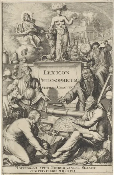 Titelpagina voor S. Chauvin, Lexicon rationale, 1692