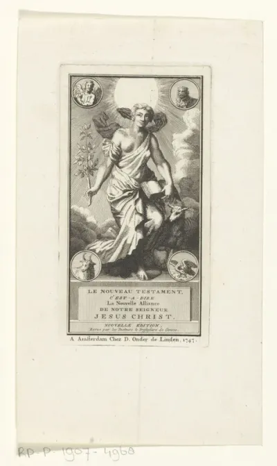 Titelpagina voor: S.n., Le nouveau testament, c'est à dire la Nouvelle Allianc de notre seigneur Jesus Christ, 1747