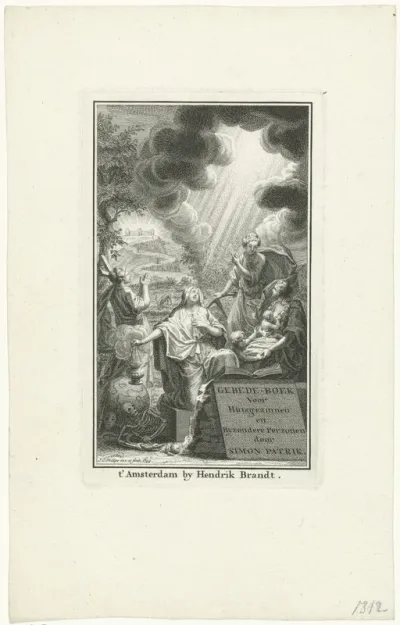Titelpagina voor: S. Patrick, Een gebede-boek voor huisgezinnen en voor byzondere persoonen, 1744