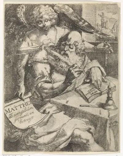 Titelpagina voor: S. van Til, Het euangelium des H. apostels Matthæi (...) door kort-bondige aantekeningen geopent, 1687
