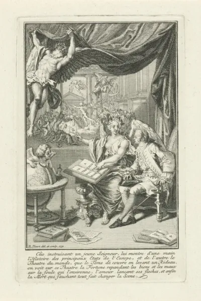 Titelpagina voor: S. von Pufendorf, Introduction a l'histoire generale et politique de l'univers, 1732