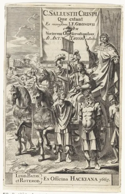 Titelpagina voor: Sallustius Crispus, Gaius, Gronovius, Johannes Fredericus en Thysius jr., Antonius. C. Sallustii Crispi Quae extant,  1665