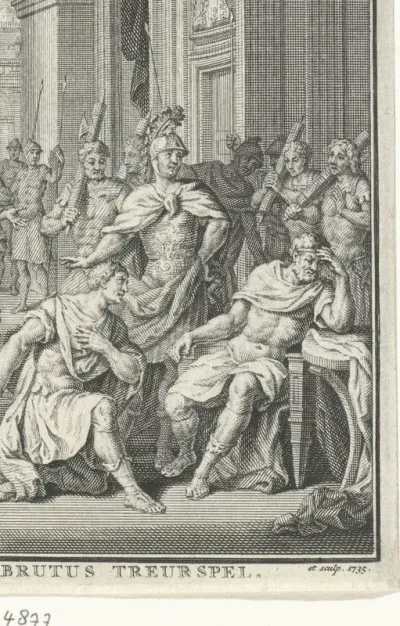 Titelpagina voor Sybrand Feitama, Brutus, 1735