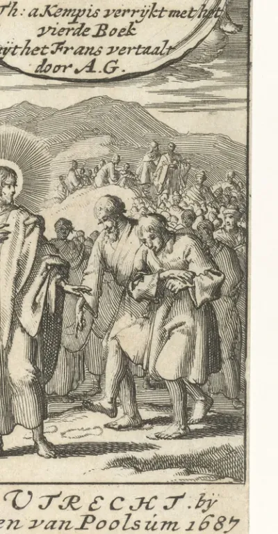 Titelpagina voor: T. à Kempis, Navolginge Christi, 1687