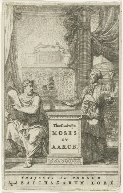 Titelpagina voor: T. Godwin, Moses et Aaron, 1698