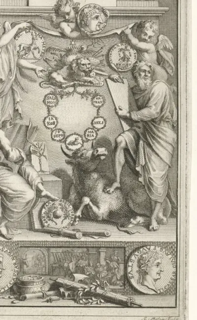 Titelpagina voor T.H. van den Honert, Christus afkomst uyt David, 1702