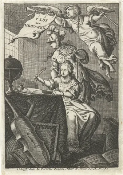 Titelpagina voor: T' Lof der vrouwen, Amsterdam 1643