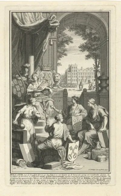 Titelpagina voor: T. Salmon, Hedendaagsche historie, 1742