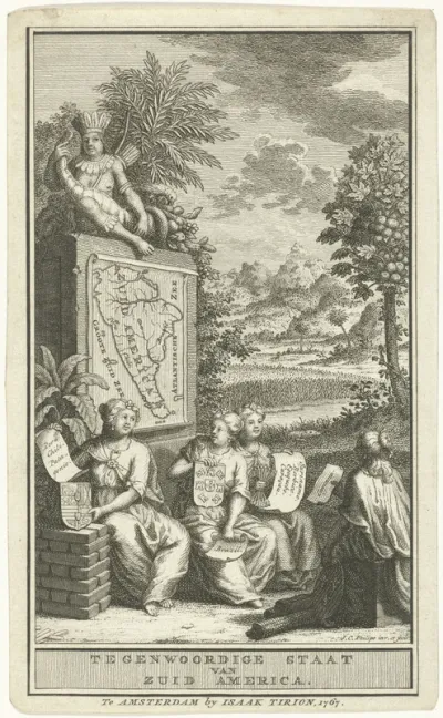 Titelpagina voor: T. Salmon, Hedendaagsche historie, of Tegenwoordige staat van Amerika, 1767