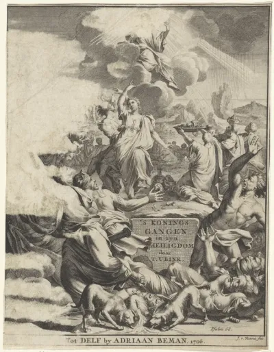 Titelpagina voor: Th. Ubink, Messias zegen-lied, 1706