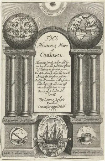 Titelpagina voor: The Marchants Mapp of Commerce, 1638