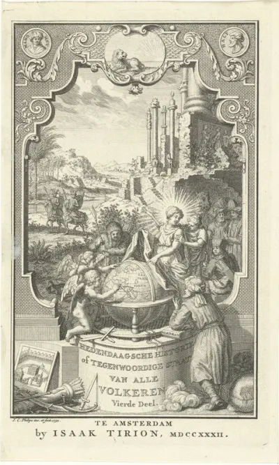 Titelpagina voor: Thomas Salmon, Hedendaagsche historie, of Tegenwoordige staat van alle volkeren, 1732