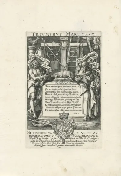 Titelpagina voor: Triumphus Martyrium, 1591