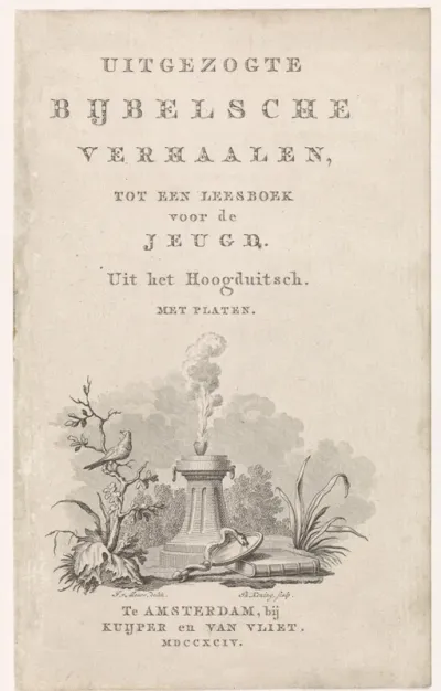 Titelpagina voor Uitgezogte Bijbelsche verhaalen
