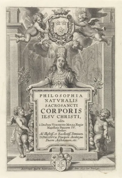 Titelpagina voor: V. Moles y Garcia, Philosophia Naturalis, 1639