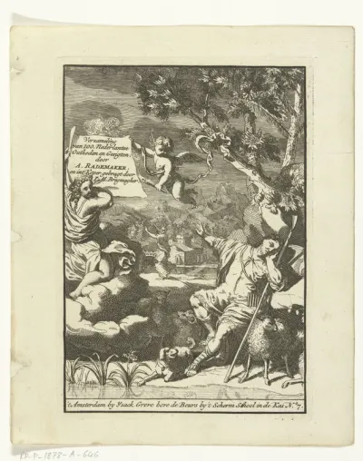 Titelpagina voor: Versameling van 100. Nederlantse Outheden en Gesigten