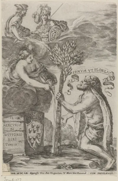 Titelpagina voor: Vittorio Siri, Mercurio, Tomo III, 1662