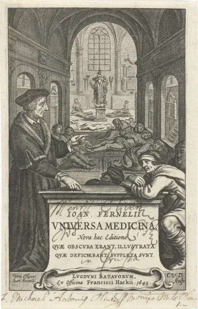 Titelpagina voor: Vniversa medicina, Leiden 1645