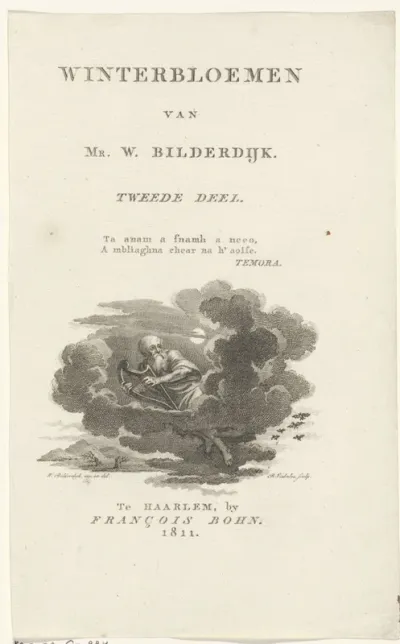 Titelpagina voor: W. Bilderdijk, 'Winterbloemen', 1811