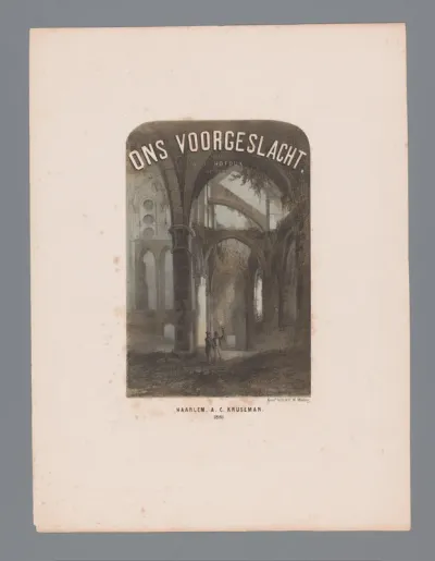 Titelpagina voor: W.J. Hofdijk, Ons Voorgeslacht, 1861