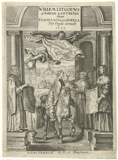 Titelpagina voor: W. Lithgouw, 19 Jarege Lantreyse, 1652