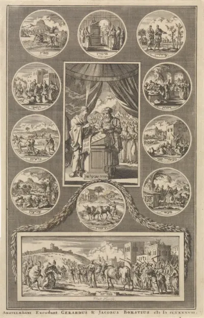 Titelpagina voor: W. Surenhuys, Mischna sive Totius Hebræorum juris (...) systema, dl. I, 1698